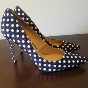 NWOT black & white polka dot BCBGeneration heels